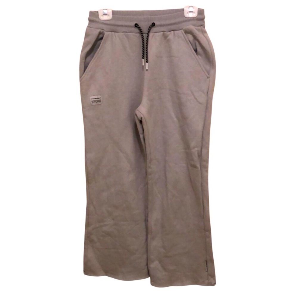Bearded Goat Gray Sweatpants Distressed Hem Size SMALL